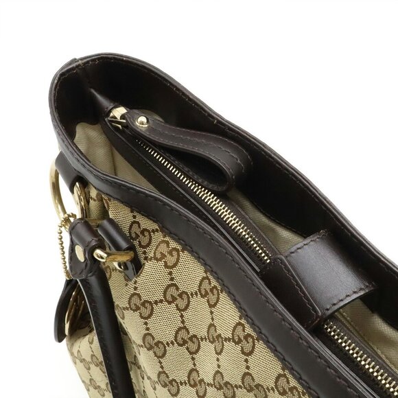 GUCCI Brown Leather Shoulder Bag - Picture 6 of 9